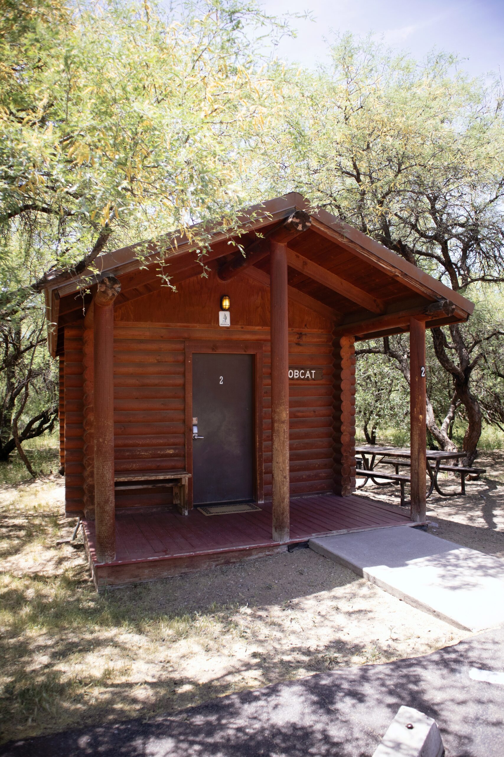 Staying at Dead Horse Ranch State Park - Bobcat Cabin at Dead Horse Ranch State Park