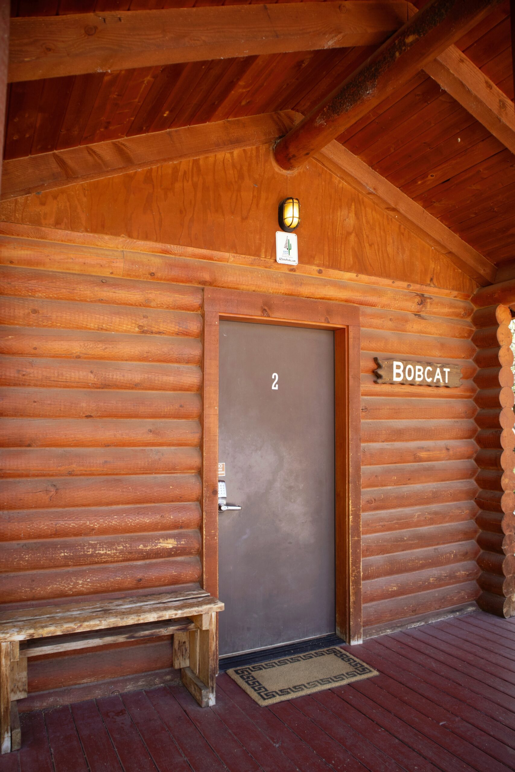 Staying at Dead Horse Ranch State Park - Bobcat Cabin at Dead Horse Ranch State Park