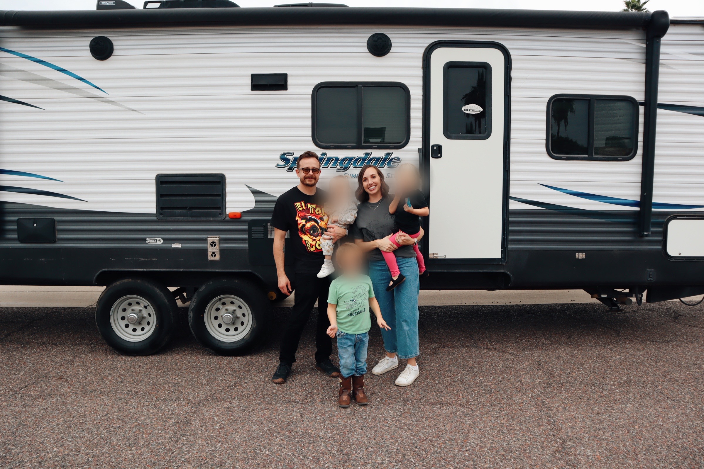 Our first day with the RV.